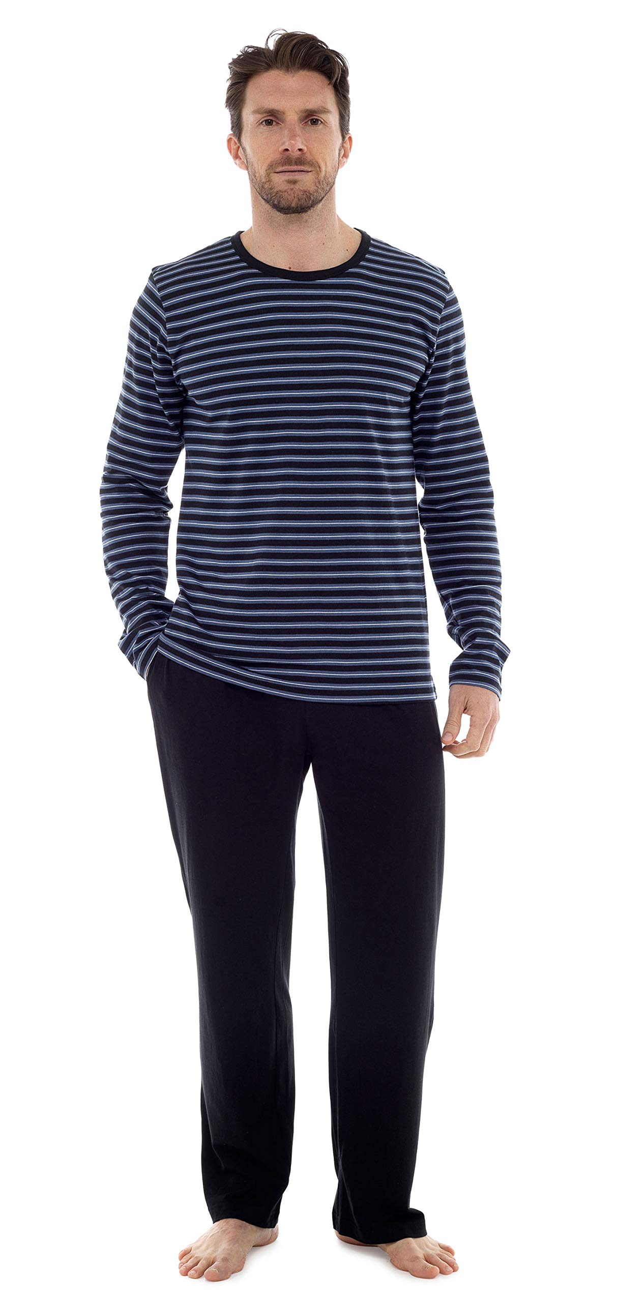 INSIGNIA Mens Pyjama Set Long Sleeve Top & Pants