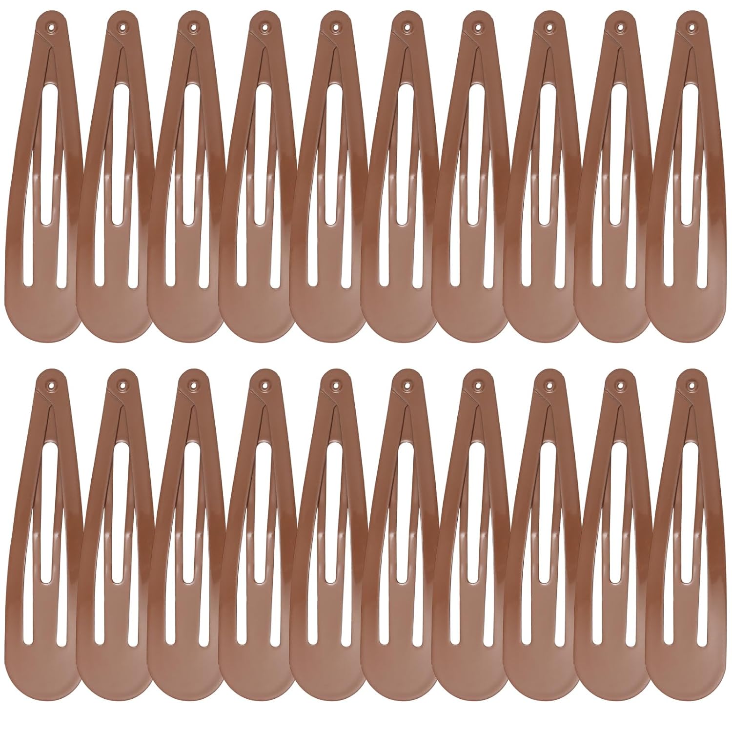 WILLBOND Large Metal Snap Hair Clips for Women - Nonslip Barrettes