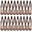 WILLBOND 30 Pieces 3.1 Inch Large Metal Snap Hair Clips Nonslip Barrettes Women Hair Accessories (Brown)