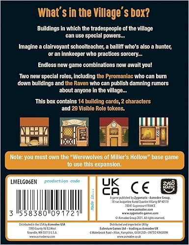 Miniatura 3 de Expansión de The Werewolves of Miller's Hollow Village - ¡Desata nuevos roles y habilidades! Juego de fiesta de deducción social para niños y