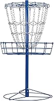Yaheetech Portable Disc Golf Basket - 12-Chain Practice Target with Galvanized Steel Frame for Backyard & Park Fun