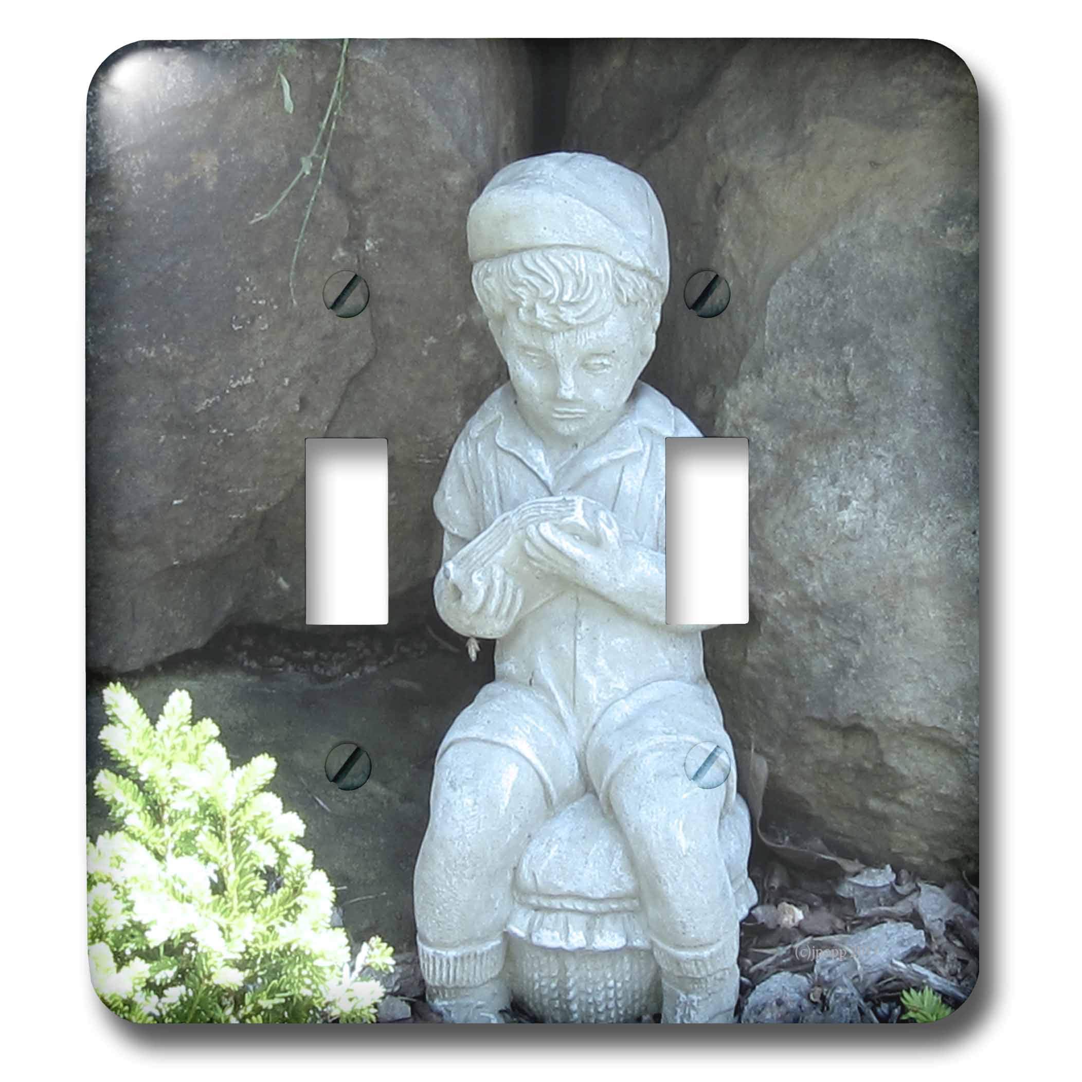 Interrupteur à baïonnette Boy Statue multicolore 3dRose LSP_24988_2