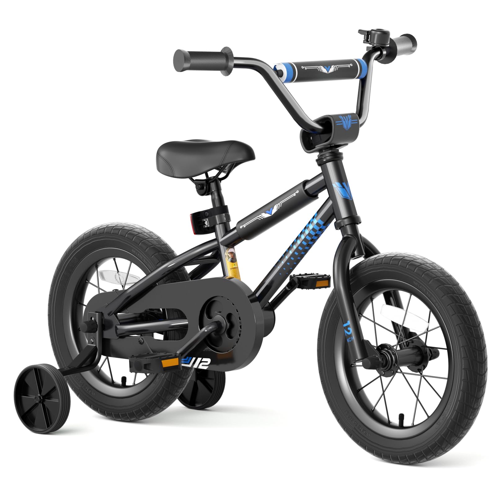 67i BMX Toddler Bike with Training Wheels 12/14/16 Inch Kids Bicycle Boys Girls Age 3-8 Durable Steel Frame Adjustable Seat Coaster Brake Bicicleta para Niños