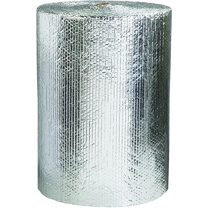 Aviditi Cool Shield Bubble Rolls, 24' x 125', Silver, Waterproof, Insulated Packaging, For Shipping Perishable Or Temperature Sensitive Items, Meets FDA Specs, 1 Roll