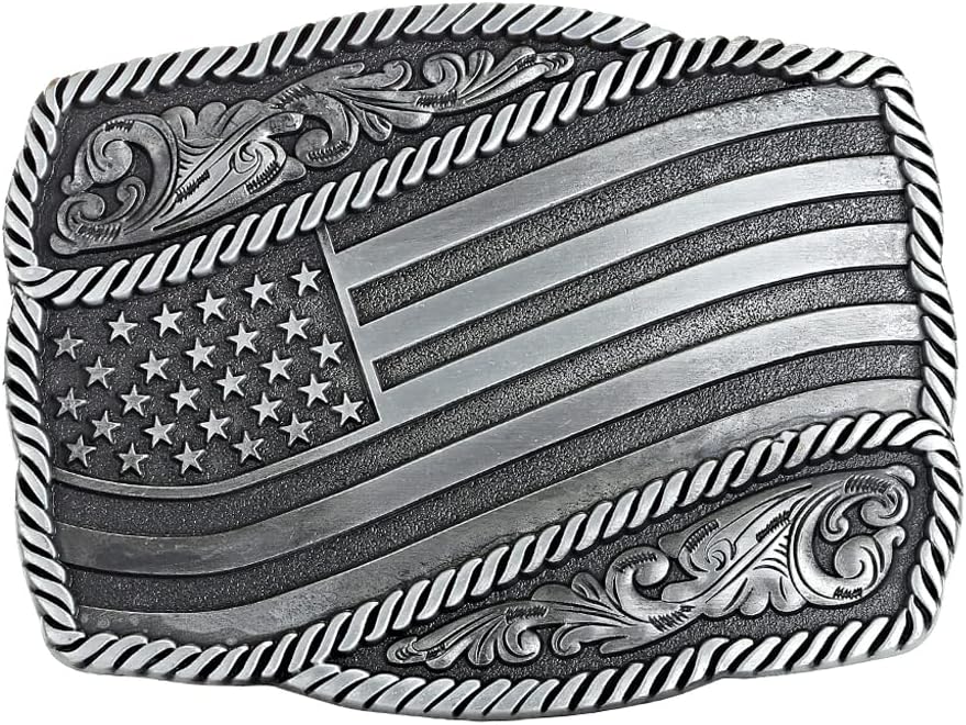 PEJOMOPEJOMO Belt Buckle for Men Simple Western Cowboy Belt Buckle for Women