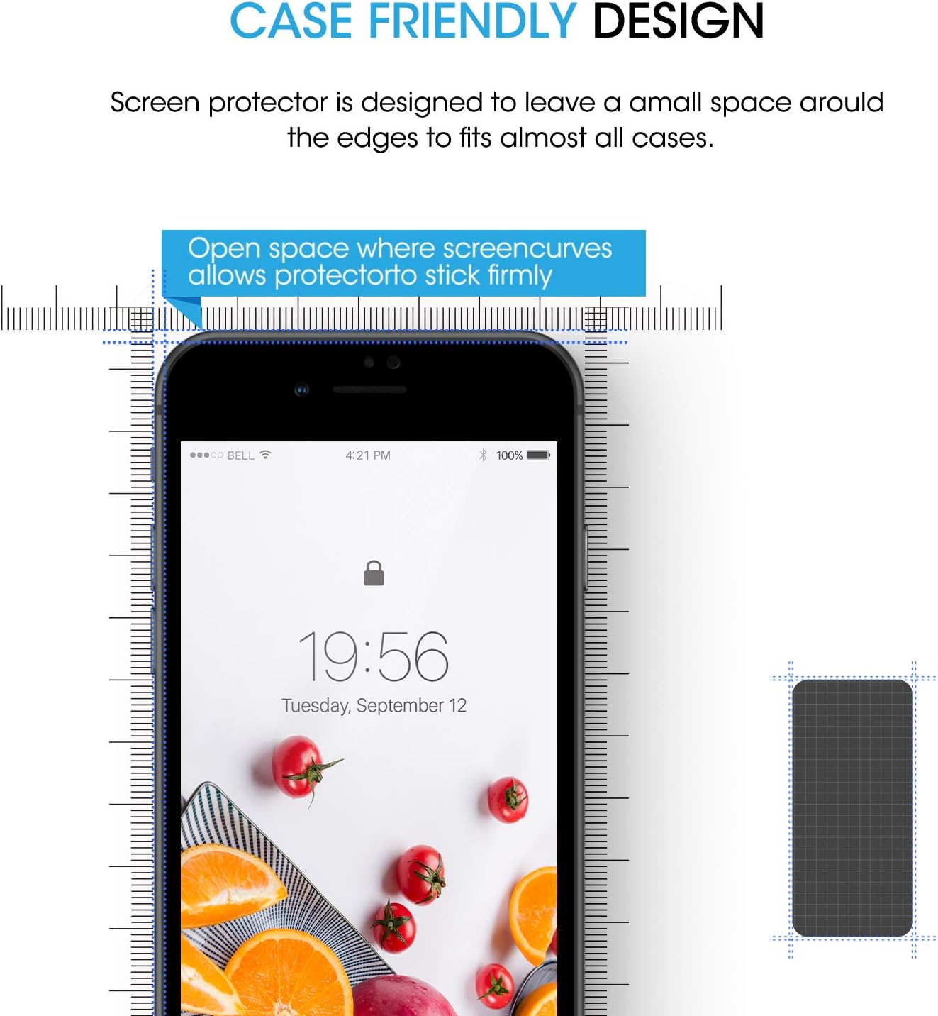 Privacy Screen Protector for iPhone 8 7 6s 6 iPhone Se 2020 Anti Spy 9H Tempered Glass Film, 3D Curved Edge to Edge Full Coverage iPhone 8 7 6s 6 Privacy Screen Protector,4.7 inch