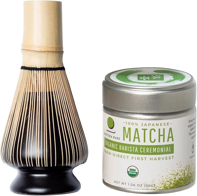 Dr. Weil Matcha Kari Mini Matcha Tea Set Black