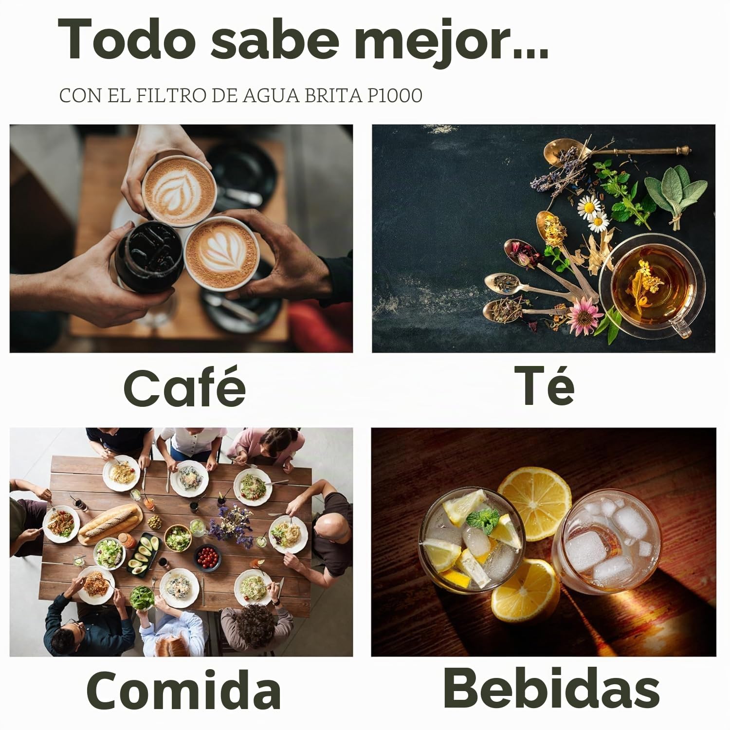 Neues Wasser Group Filtro de agua para debajo del fregadero Brita Purity, filtración para filtros P3000/C300/C500, cabezal cortador 0-70% adecuado para filtros Brita, montaje en pared