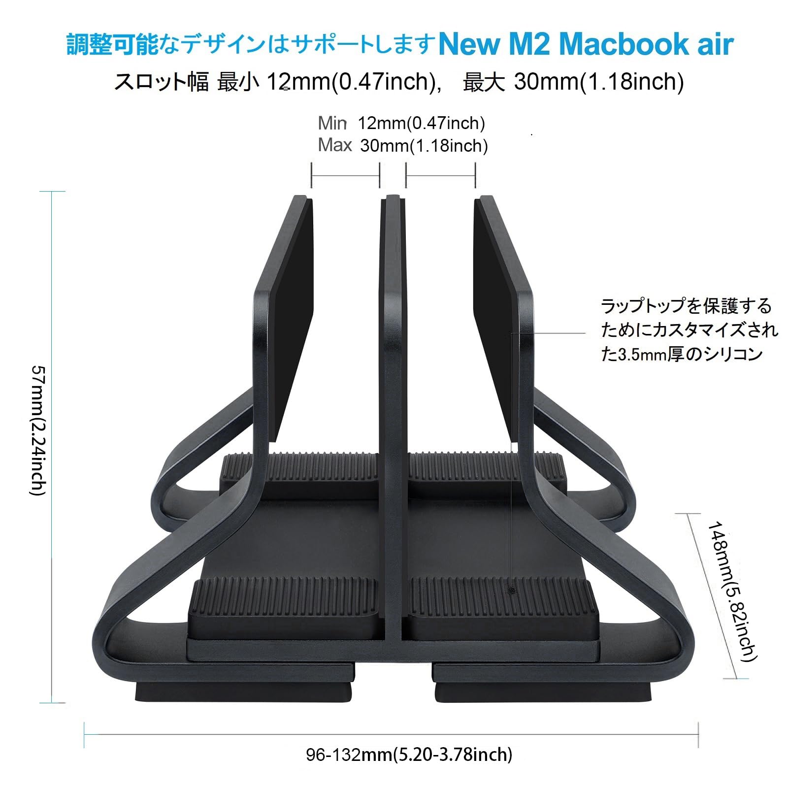 Amazon.co.jp: ノートパソコンスタンド 縦置き、工具無しでの