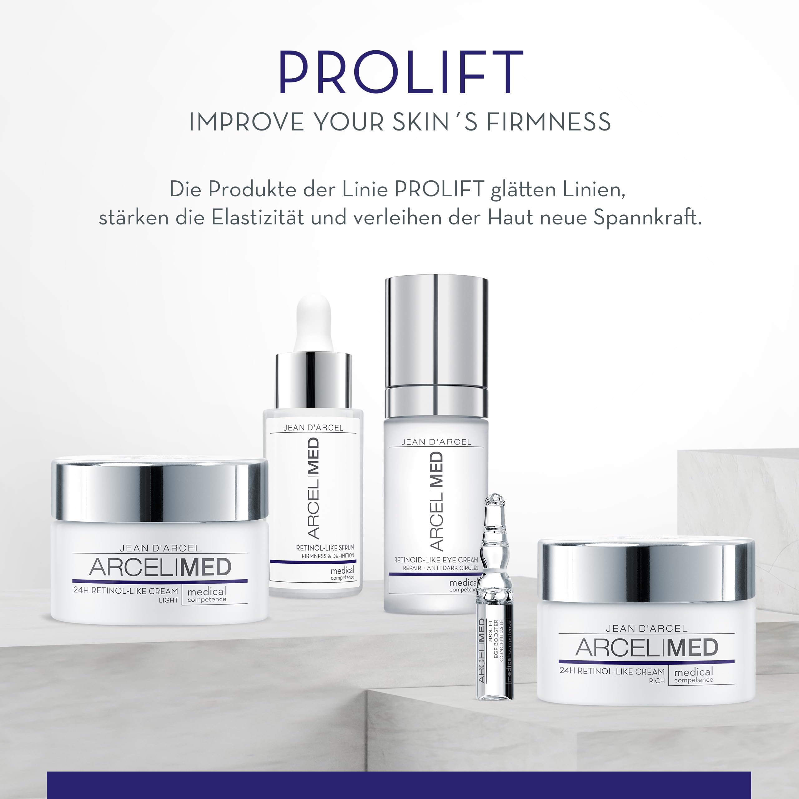 JEAN D'ARCEL ARCELMED Crema per gli occhi anti-invecchiamento retinoid-like Eye Cream 30 ml – Riduce borse e occhiaie – migliora l'elasticità della pelle – leviga la zona degli occhi