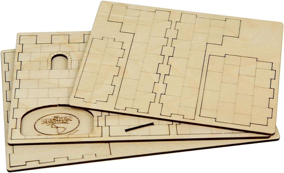 The Broken Token Mini Dice Tower Kit - Wooden Dice Tower