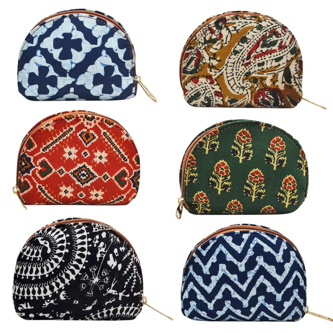 Embelished Decorative Silk Clutch Curve Shaped Potli Bag with for Women with Zipper, Potli Bags Multi Colour (LXW:-22 X 22 Cm)