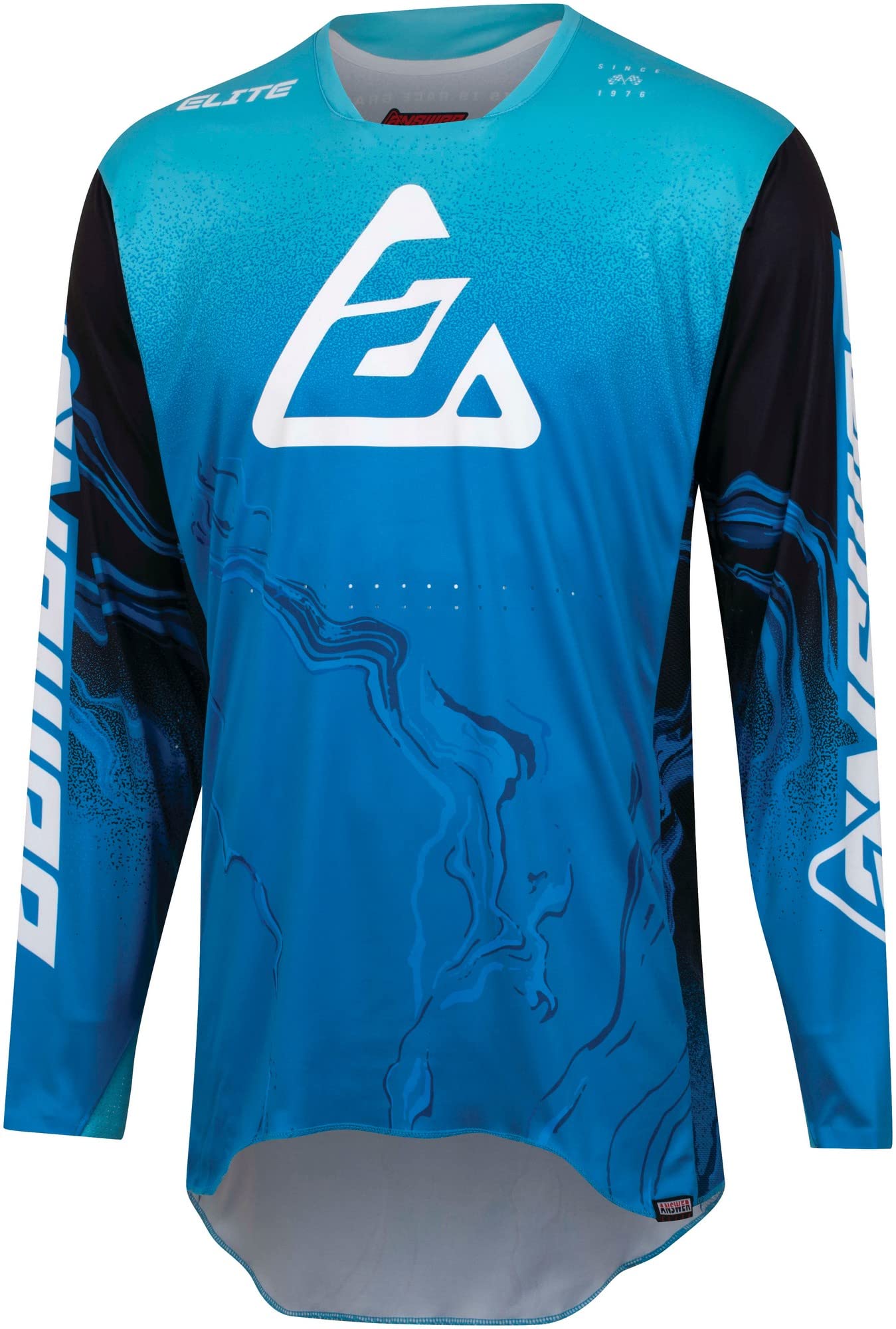 Answer Racing 447637 Youth A23 Elite Fusion Jersey: Blue/Black/White, L