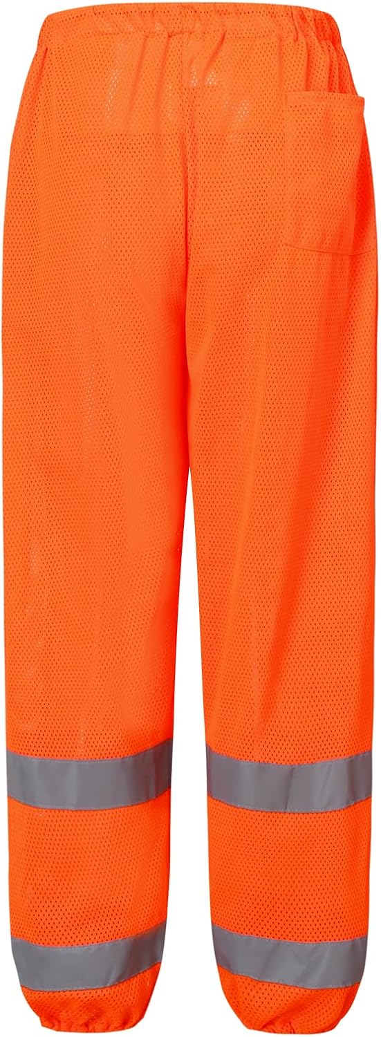 A-ASFETY High Visibility Reflective Traffic Safety Work Mesh Road Pants - Image 5