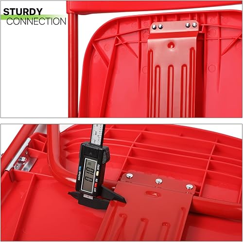 Miniatura 8 de Magshion Juego de 10 sillas plegables de plástico, sillas comerciales portátiles apilables con respaldo de ventilador para fiestas de boda al aire