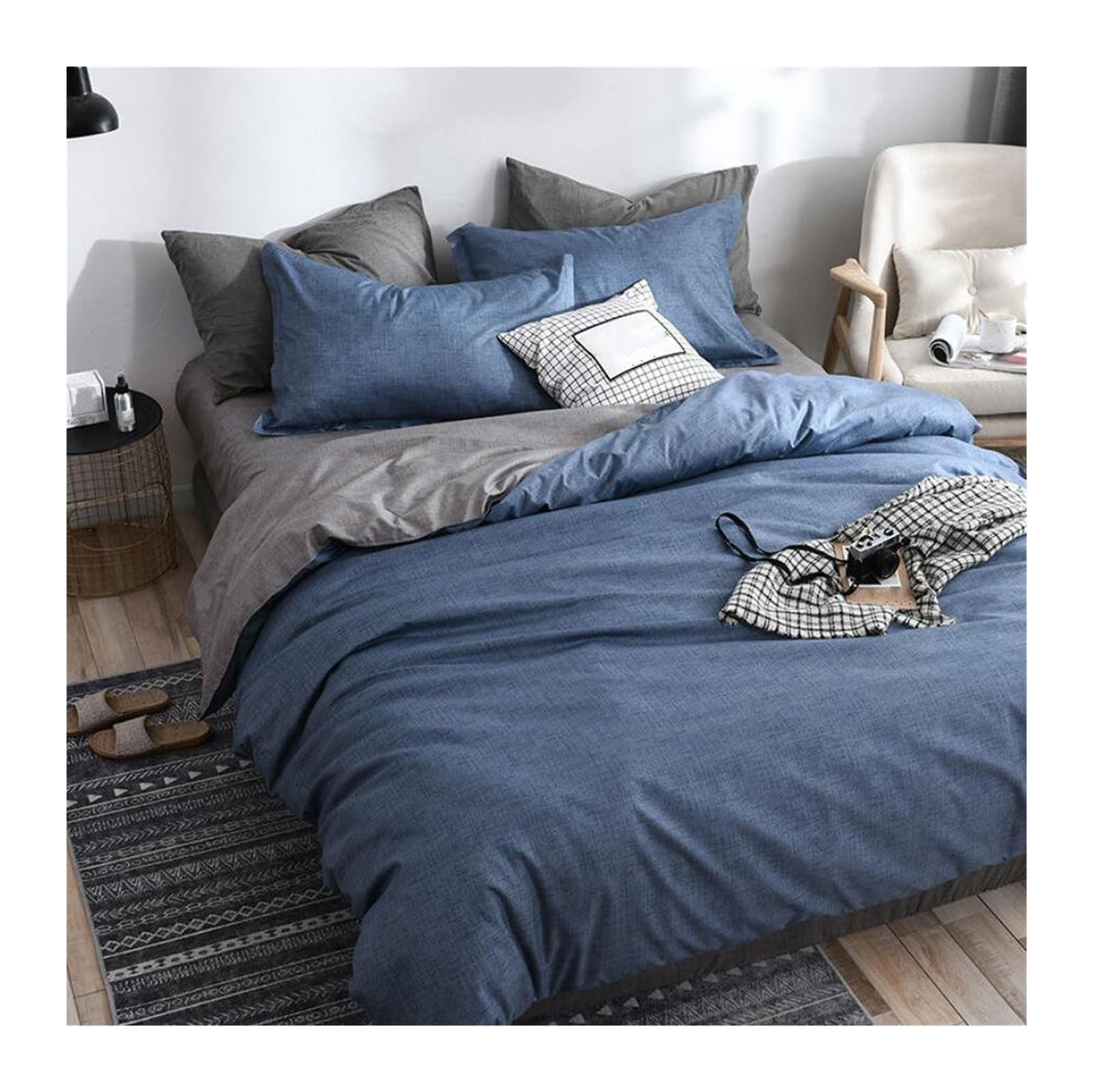 Housse de couette confortable et draps doux pour transformer votre chambre en cocon de détente