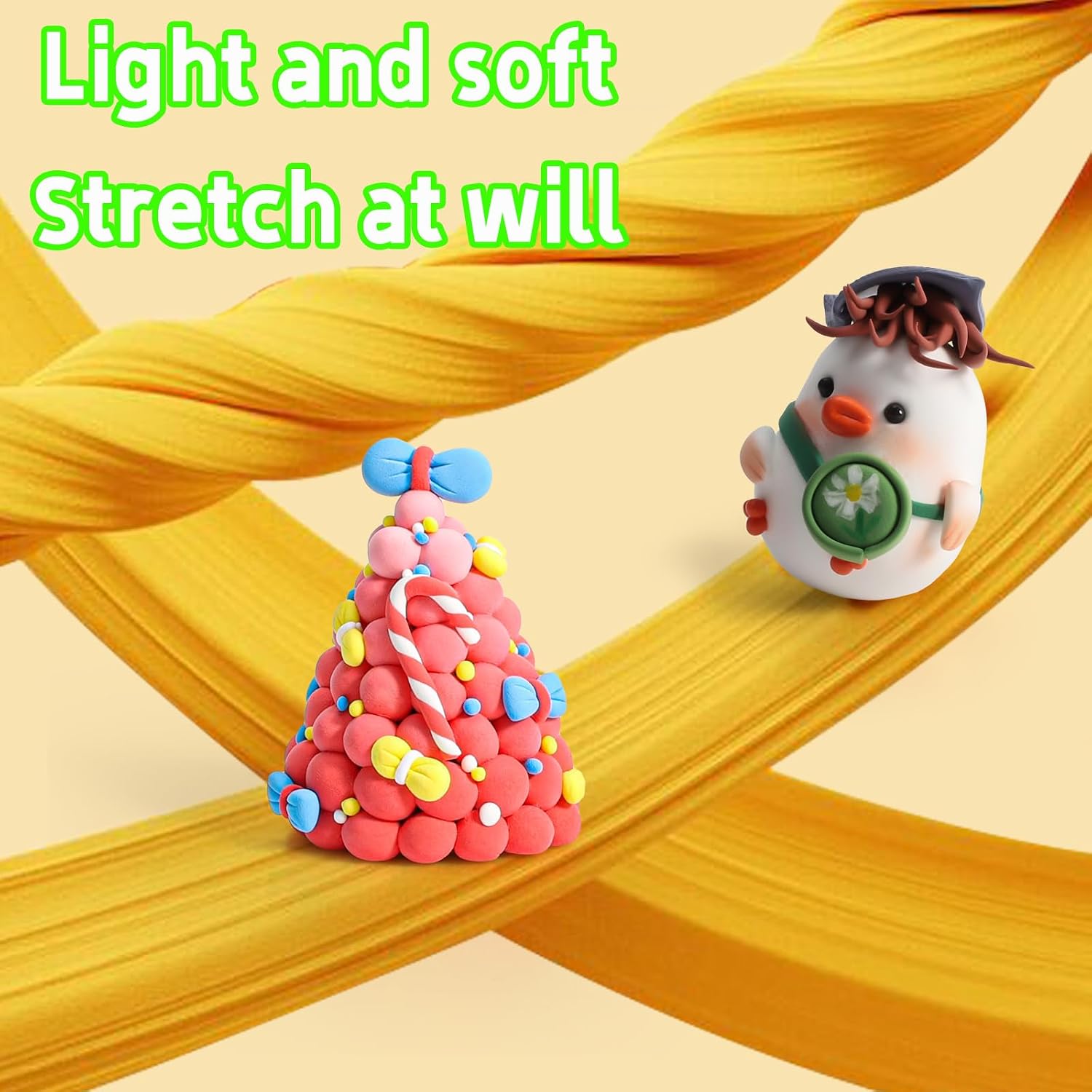 EDIFON Air Dry Clay, 96 Colors Foam Magic Modeling Clay for Kids DIY Crafts | Non-Sticky, Ultra-Light & Soft, Model Clay Toy with Sculpting Tools, School Project Supplies, Gifts for Ages 3-12 Boys Girls