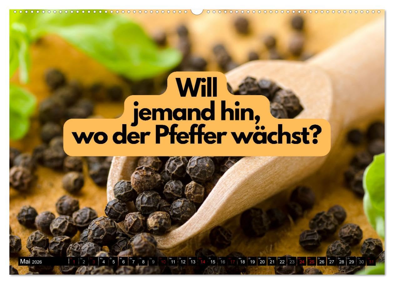 Komm Kaffeesatz lesen! (hochwertiger Premium Wandkalender 2026 DIN A2 quer), Kunstdruck in Hochglanz