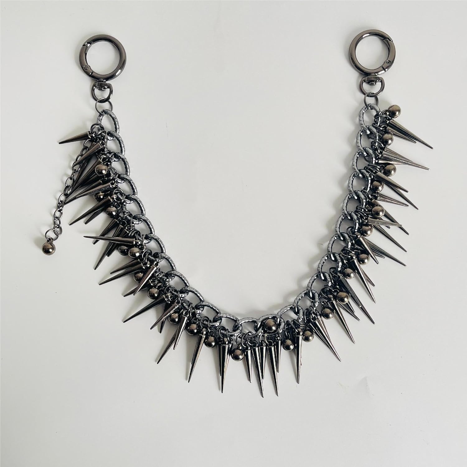 QTMY Rivet Chain Bag Charms Keychain for Handbag Purse Backpack Accessories for Bogg Bag,966 - Image 2