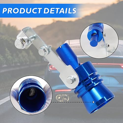 Vista 14 de Silenciador universal de tubo de sonido turbo simulador de sonido de tubo de escape potenciador de sonido compatible con camiones, motocicletas