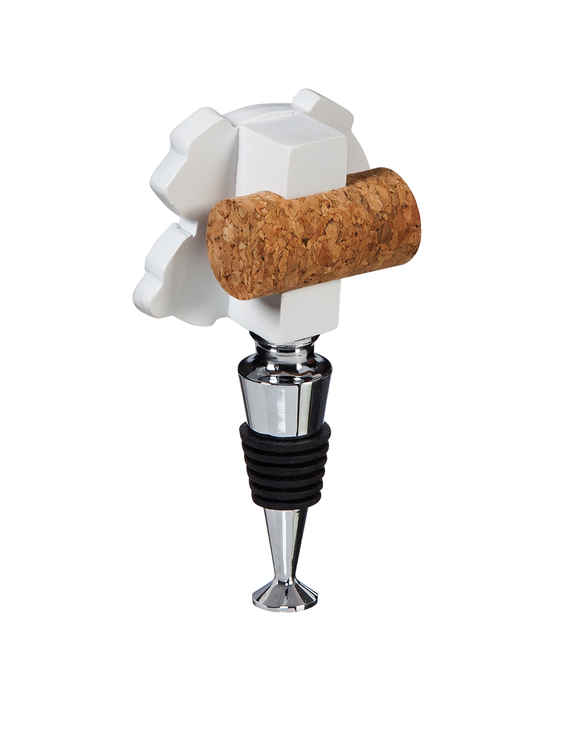 Team Sports America University of North Carolina Hand-Painted Team Logo Bottle Stopper