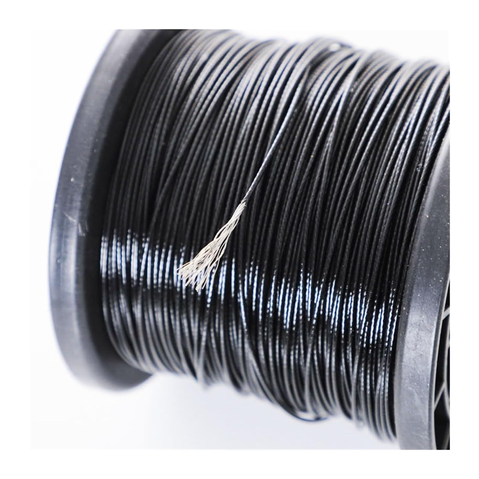 Lina stalowa, Lina stalowa powlekana PVC 304 ze stali nierdzewnej o średnicy 0,38–6 mm, czarna, długość 10–100 m(7X7 5MM 20Meters)