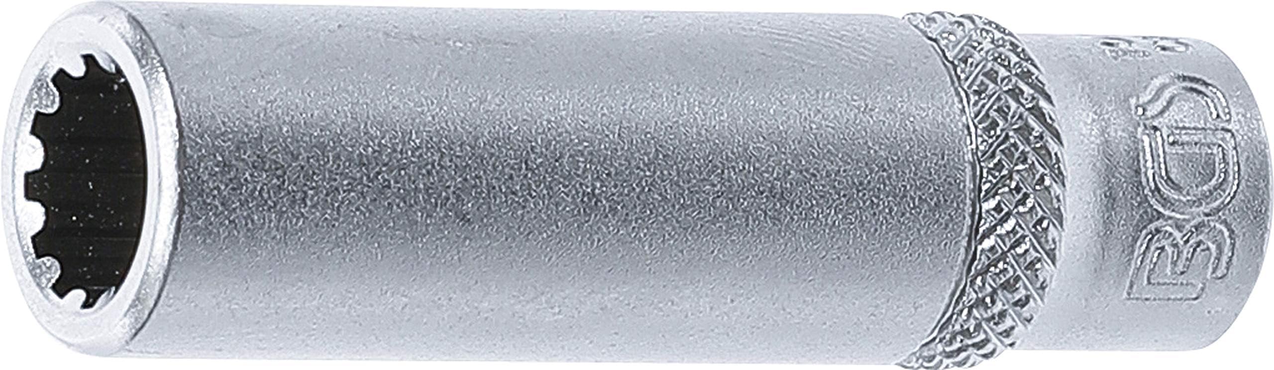 BGS10158 | Socket, Gear Lock, deep | 6.3 mm (1/4") Drive | 8 mm