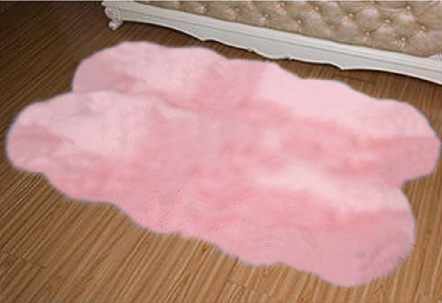 Super Soft Faux Fur Fake Sheepskin Sofa Couch Vanity Chair