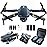 Drones with 4K Camera & Long Flight Time 2650ft Control, WIFI Drone, 3 Batteries, Auto Features, Beginner-Friendly Quadcopter