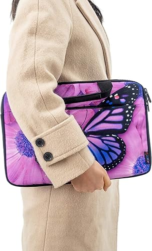 Miniatura 2 de icolor Canvas Laptop Carrying Shoulder Sleeve Carrying Case Protective Bag Briefcase for 11.6 12 12.9 13 13.3 Inches Laptop Ultrabook Netbook