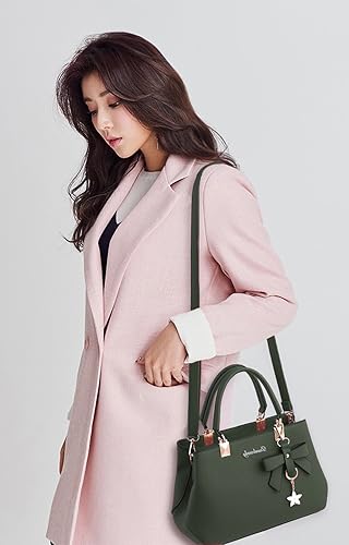 Miniatura 6 de Dreubea - Bolsa para mujer para usar al hombro, cruzada o como bolsa de mano, de piel sintética
