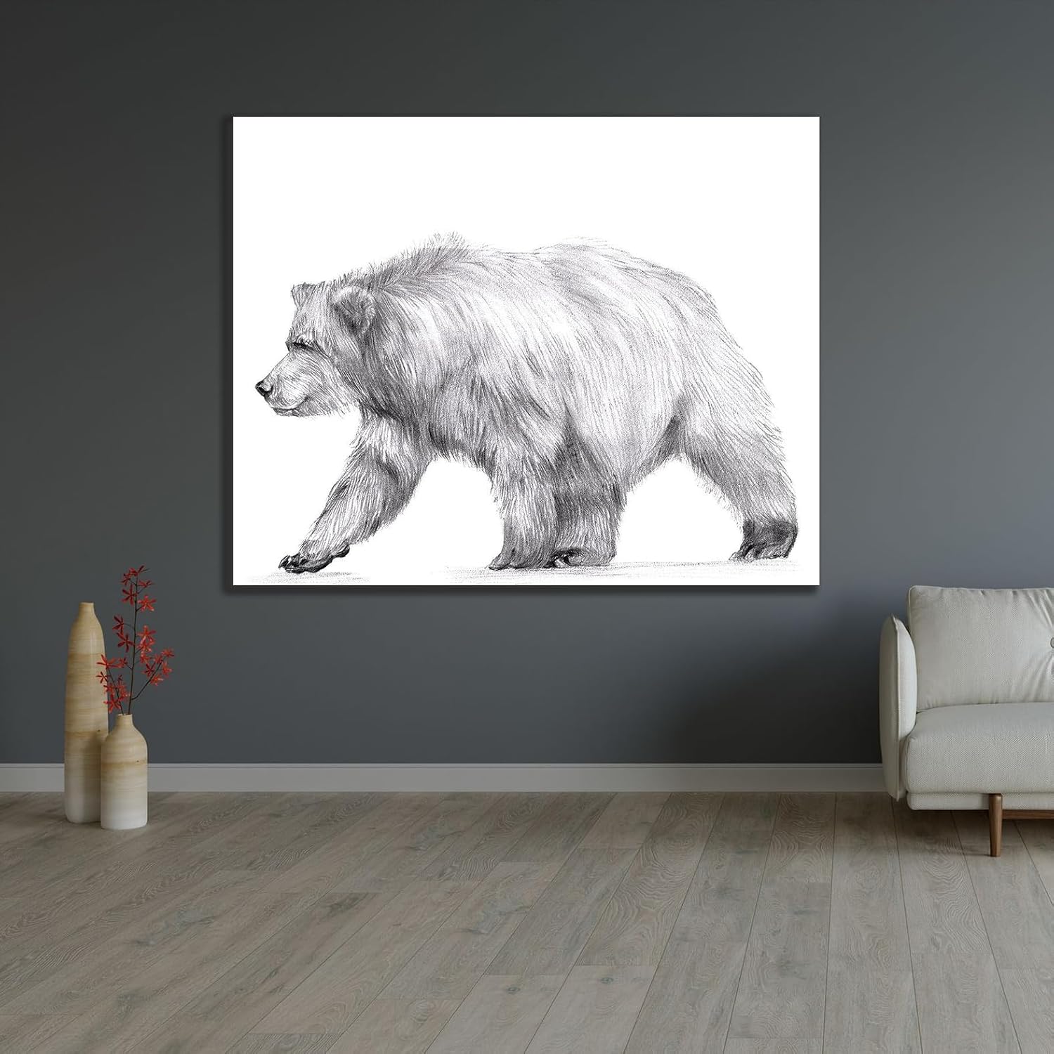 ArtDirect Wildlife Trail III Unframed Art Print Giclee Poster by Wang, Melissa - Ready for Framing with Customization Sizes 10x8, 14x11, 20x16, 30x24, 45x36, and 60x48 Inches