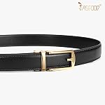 JASGOOD Ratchet Belts Men, Real Ratchet Dress Belt for Men with Automatic Buckle Adjustable Trim to fit 1 1/8” Width