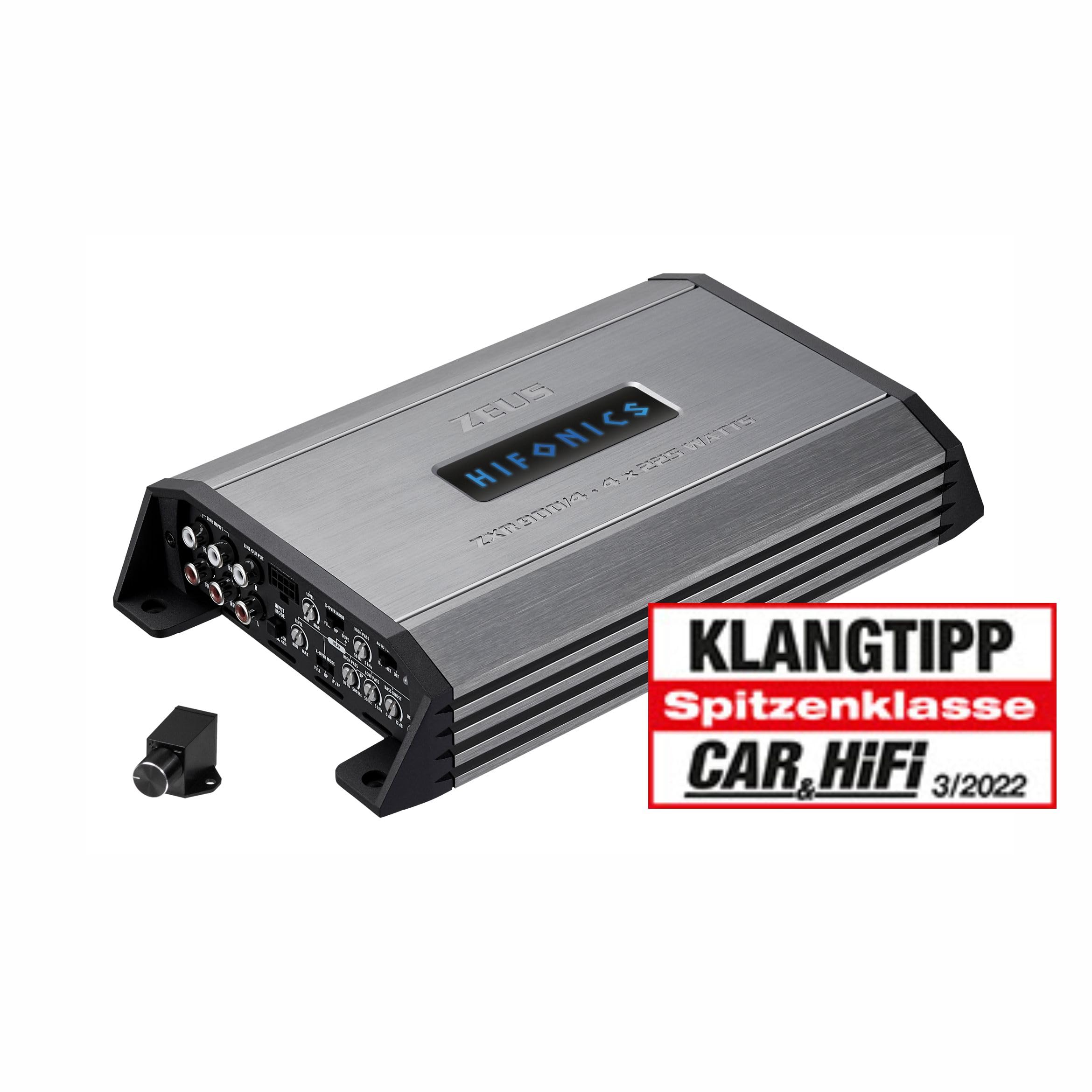Hifonics ZXR 900/4 | Amplificador de 4 canales Clase D con 4 x 135/225 W RMS @ 4/2 O