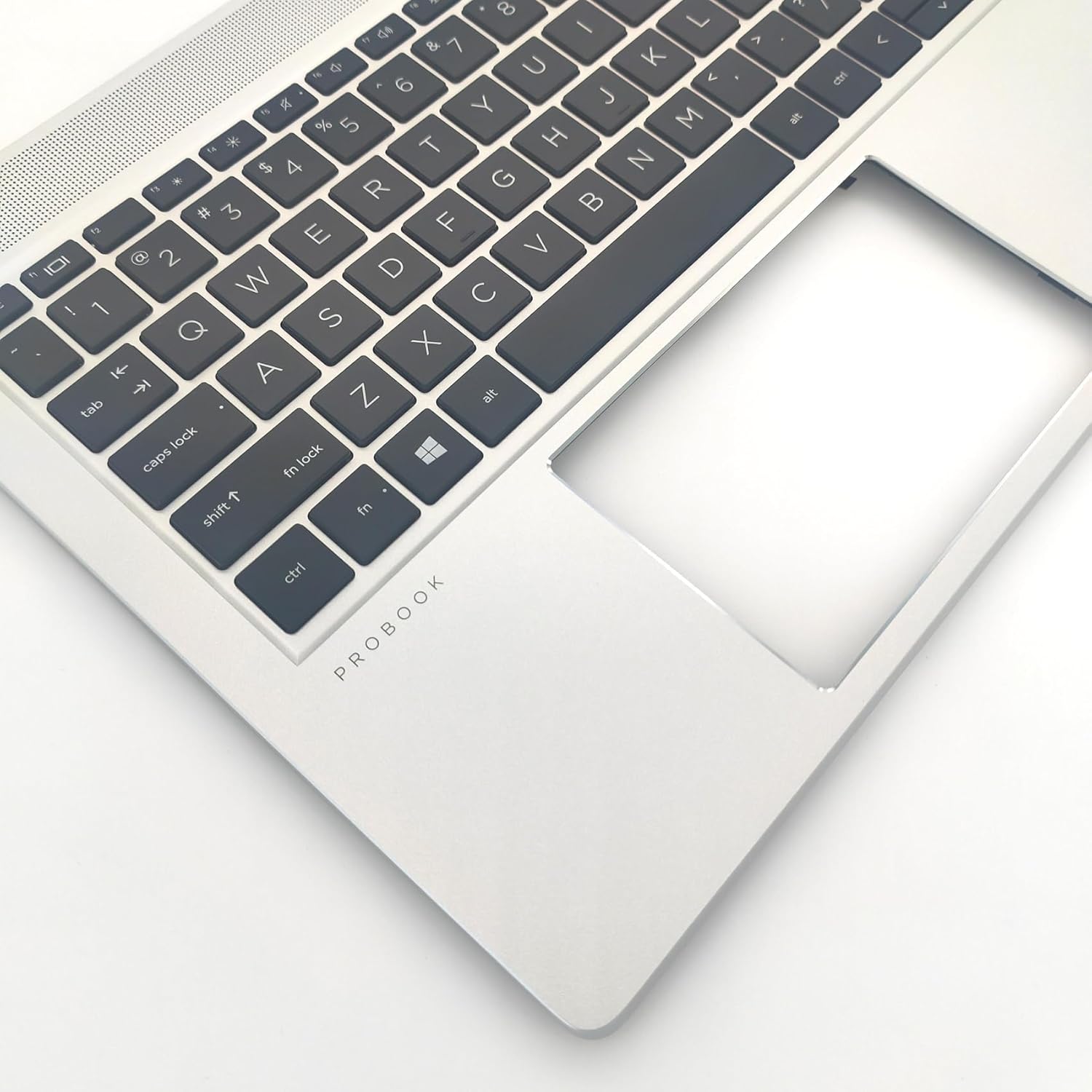 Replacement Upper Case Palmrest for HP Probook 450 G10 Series Laptop Backlit Keyboard Assembly US Layout N43874-001 Silver