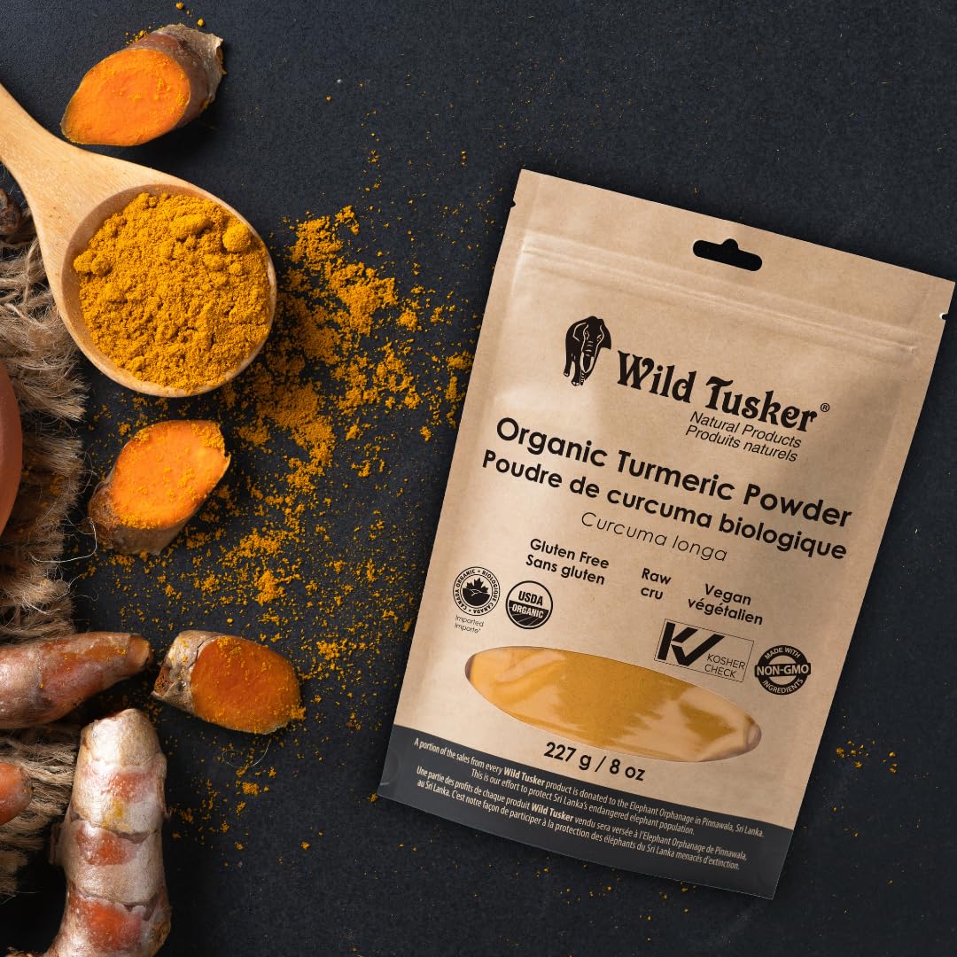 Wild Tusker Organic Turmeric Powder 227g