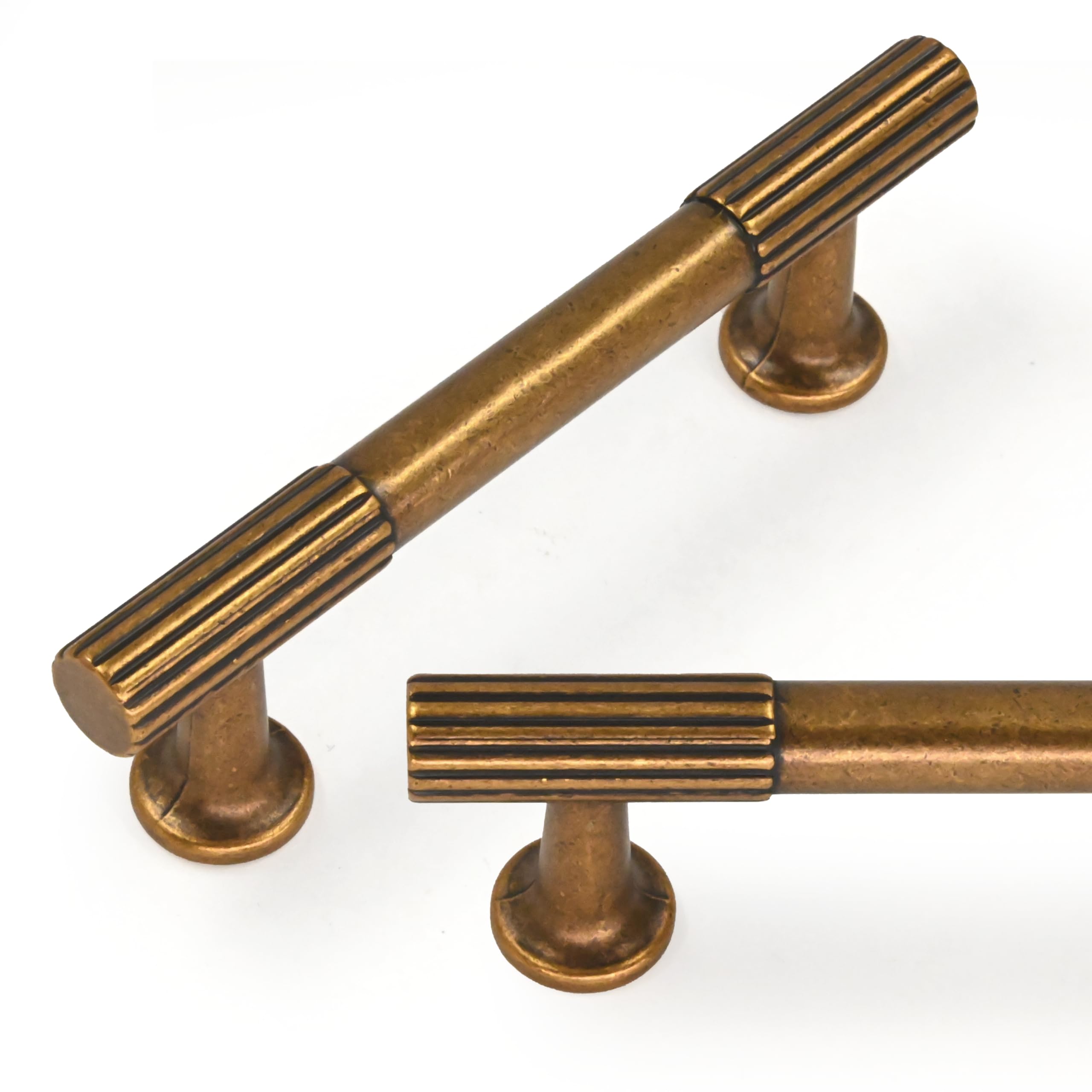 Photo 1 of Talentedeco 10 Pack Brushed Gold Cabinet Pulls 6.3 Inch(160mm) Kitchen Cabinet Handles Cabinet Hardware for Drawer Pulls
