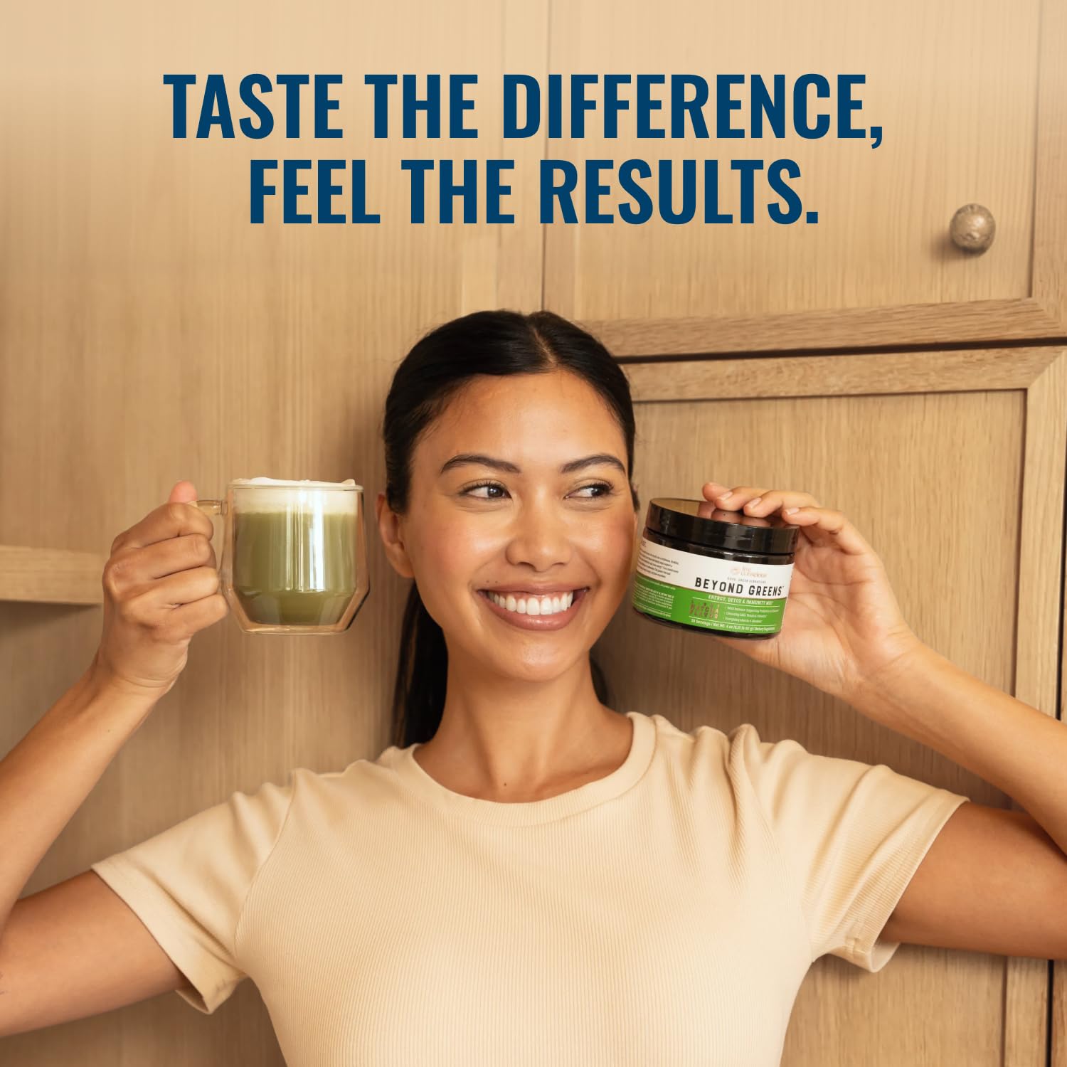 Live Conscious Beyond Greens Superfood Powder - Delicious Debloating Super Greens Powder - Matcha Greens Blend w/Chlorella, Echinacea, Probiotics for Immune Support & Energy — Amazon image 7