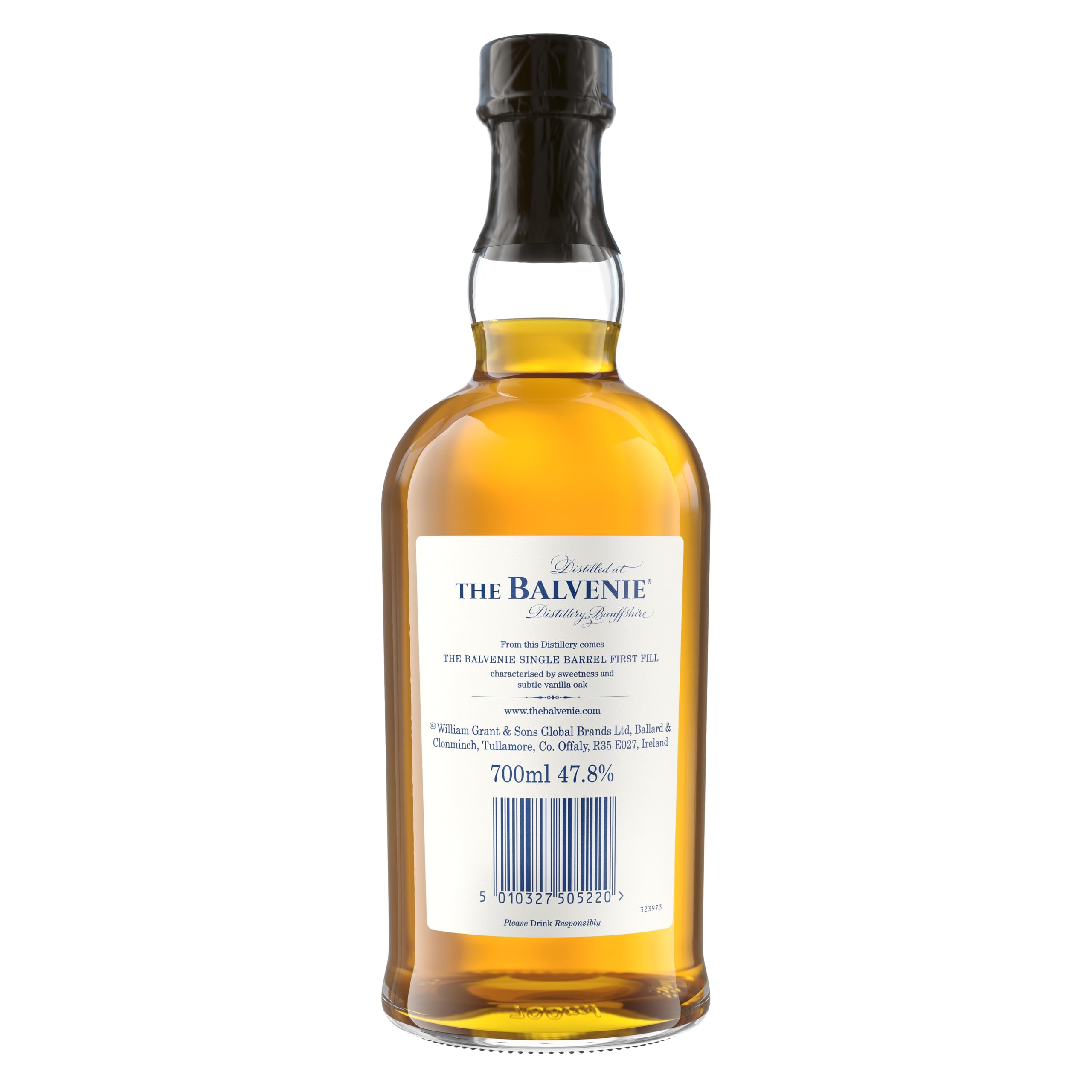 Balvenie Single Barrel 12 Jahre Single Malt Scotch Whisky mit Geschenkverpackung, 70cl