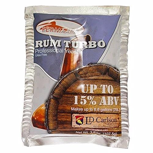 Vista 2 de FermFast Ron Turbo Levadura 3.79 oz Paquete