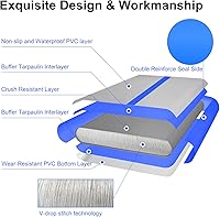 Vista 2 de VOFiTNY Colchoneta de gimnasia multiusos de 6.610131620 pies, resistente e inflable, para el hogar y el gimnasio
