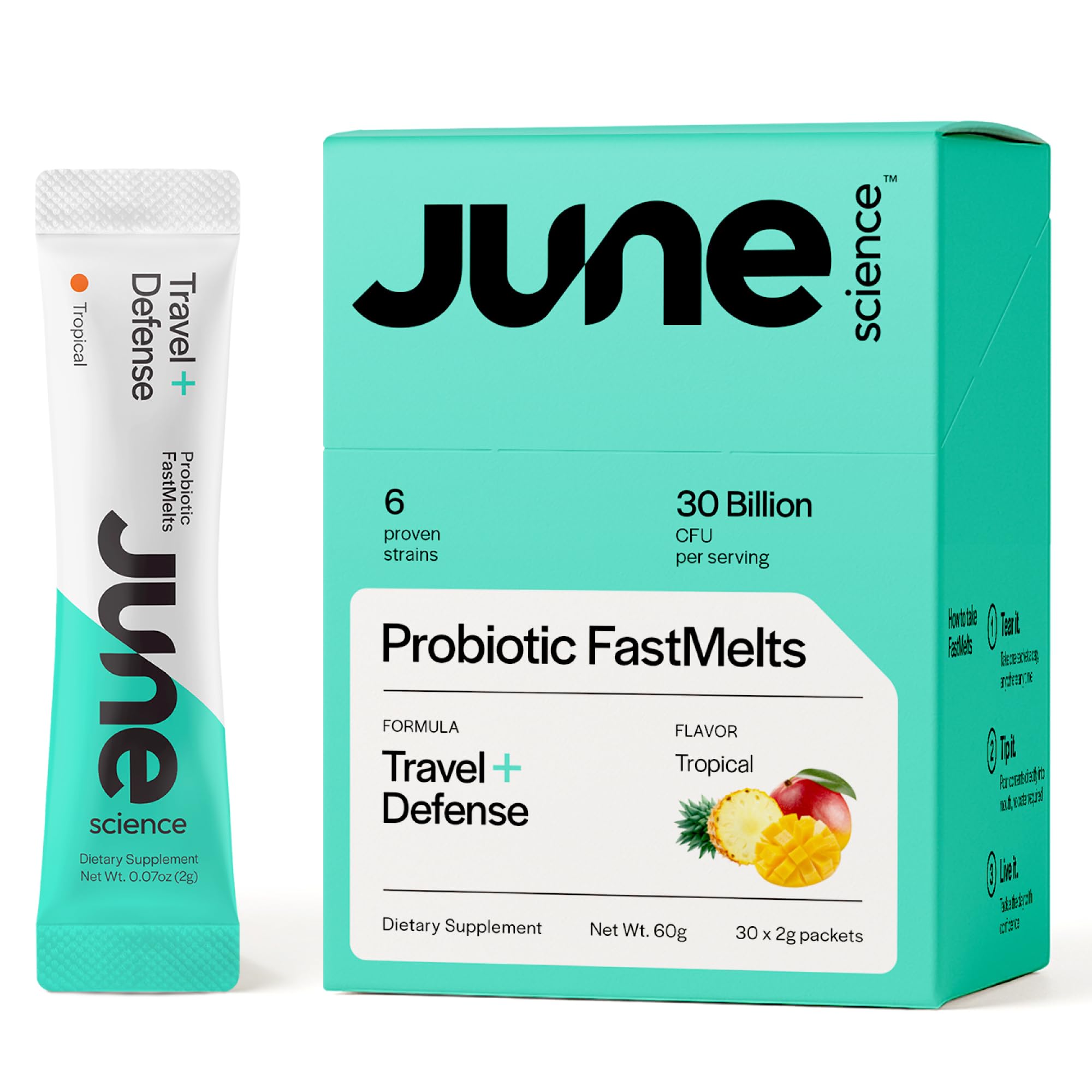 Amazon.com: June Science Travel + Defense | Fast Melt Pre +