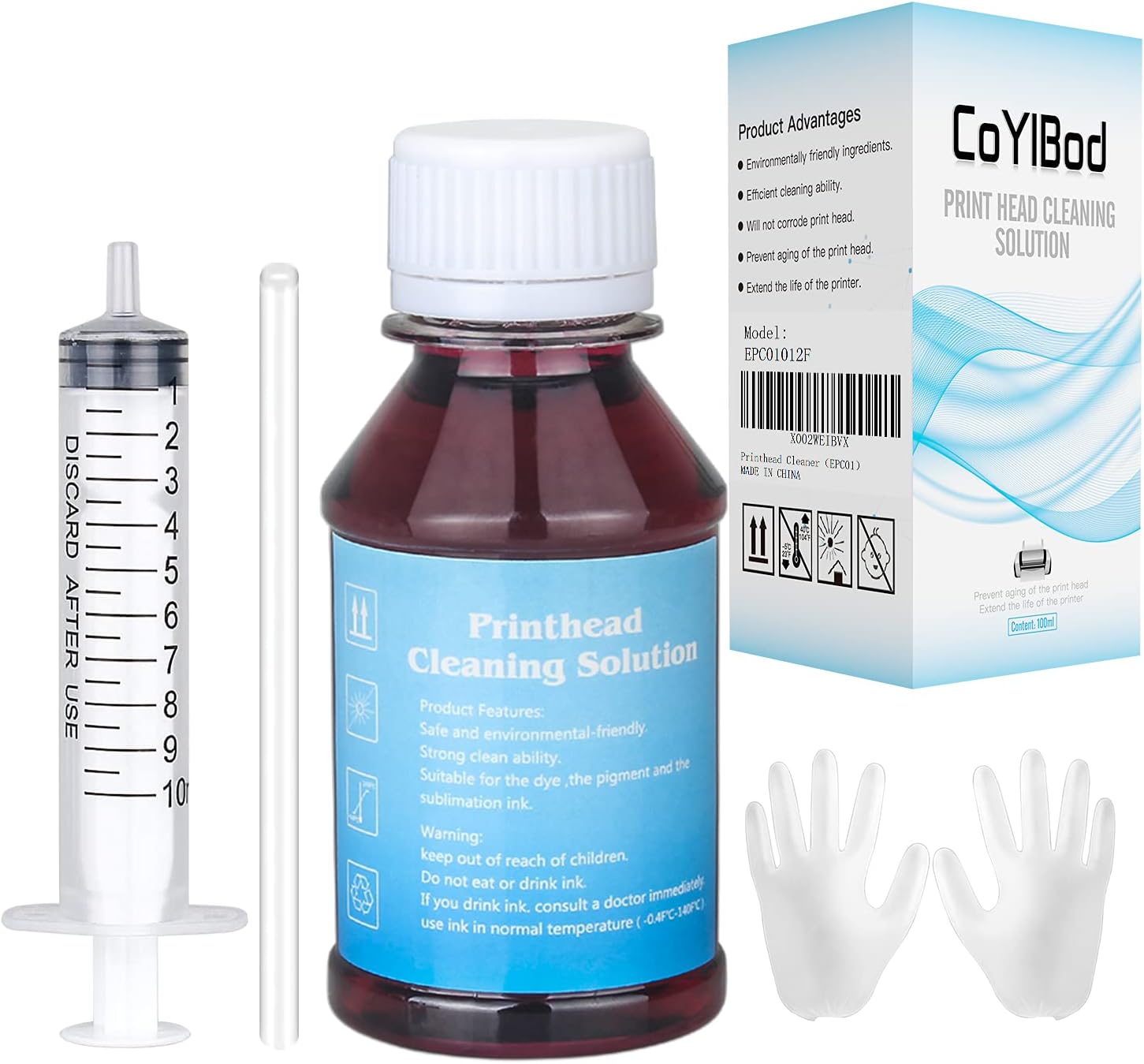 Kit de limpieza para cabezal de impresión compatible Epson 100ml