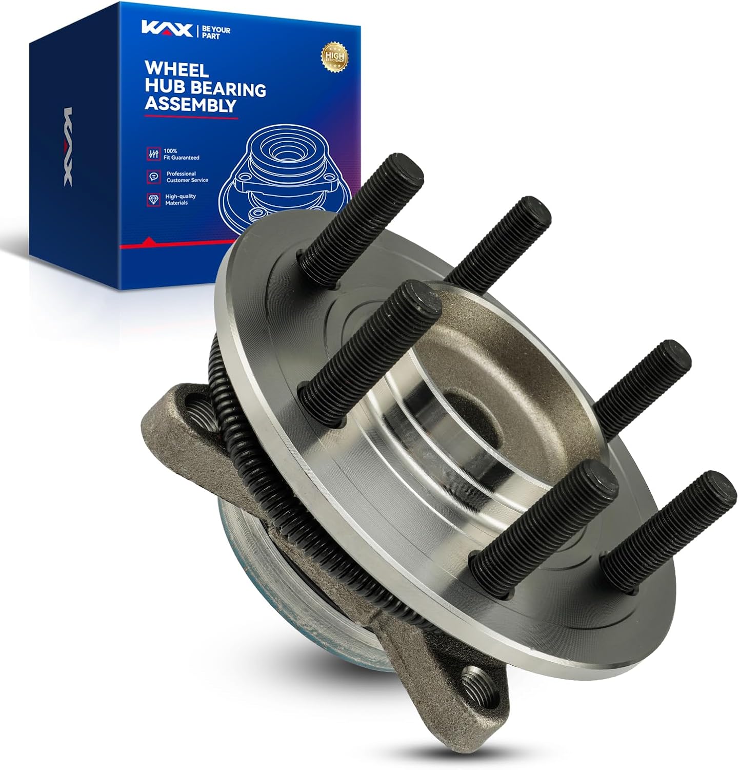 KAX 515176 Front Wheel Bearing and Hub Assembly with W/ABS Compatible with 2018-2020 Ford F-150 3.3L RWD