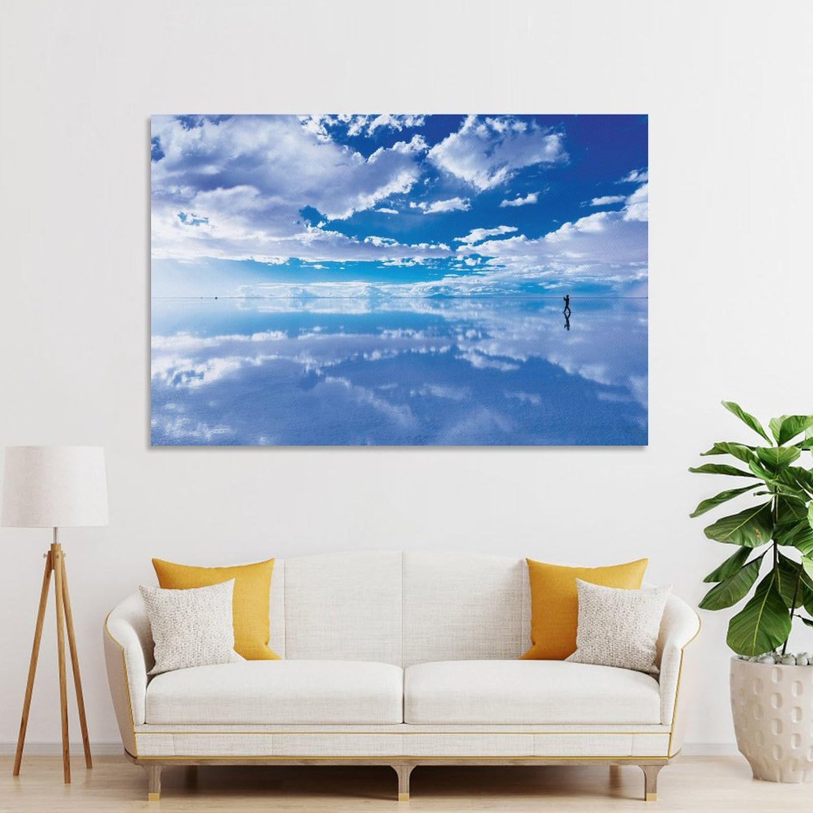 Amazon.co.jp: 天空の鏡ウユニ塩湖-ボリビア アート 絵画 インテリア