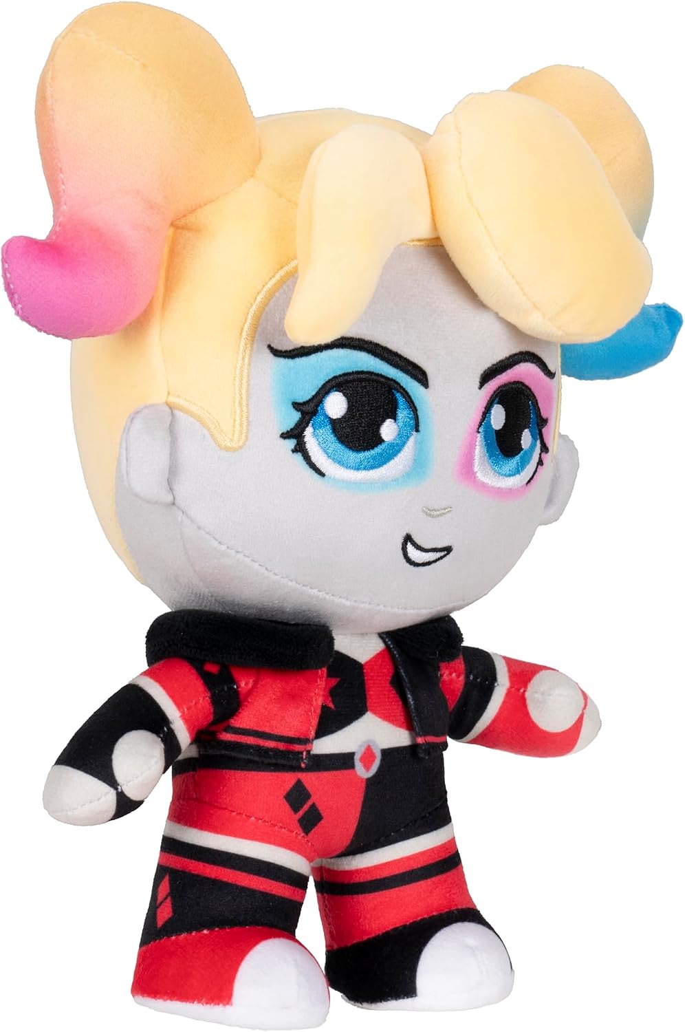 Jazwares DC Harley Quinn Plush - 8-Inch Stuffed Collectible Super-Villain Toy from Warner Bros. - Officially Licensed - Ages 3+