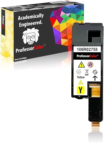 Cartucho de impresora de tóner remanufacturado para Xerox WorkCentre 60276025, Xerox Phaser 60226020, tóner de repuesto para amarillo 106R02758