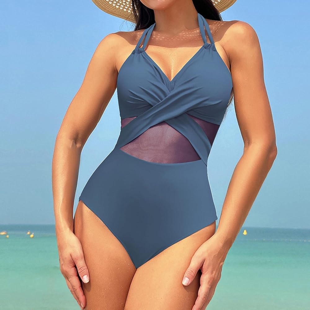 Costume Da Bagno Premaman Maacie - Spalline Regolabili, Scollo A V, Spacco Laterale - Foto 6