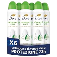 Dove Deodorante Spray Advanced Care Go Fresh Cetriolo e Té Verde