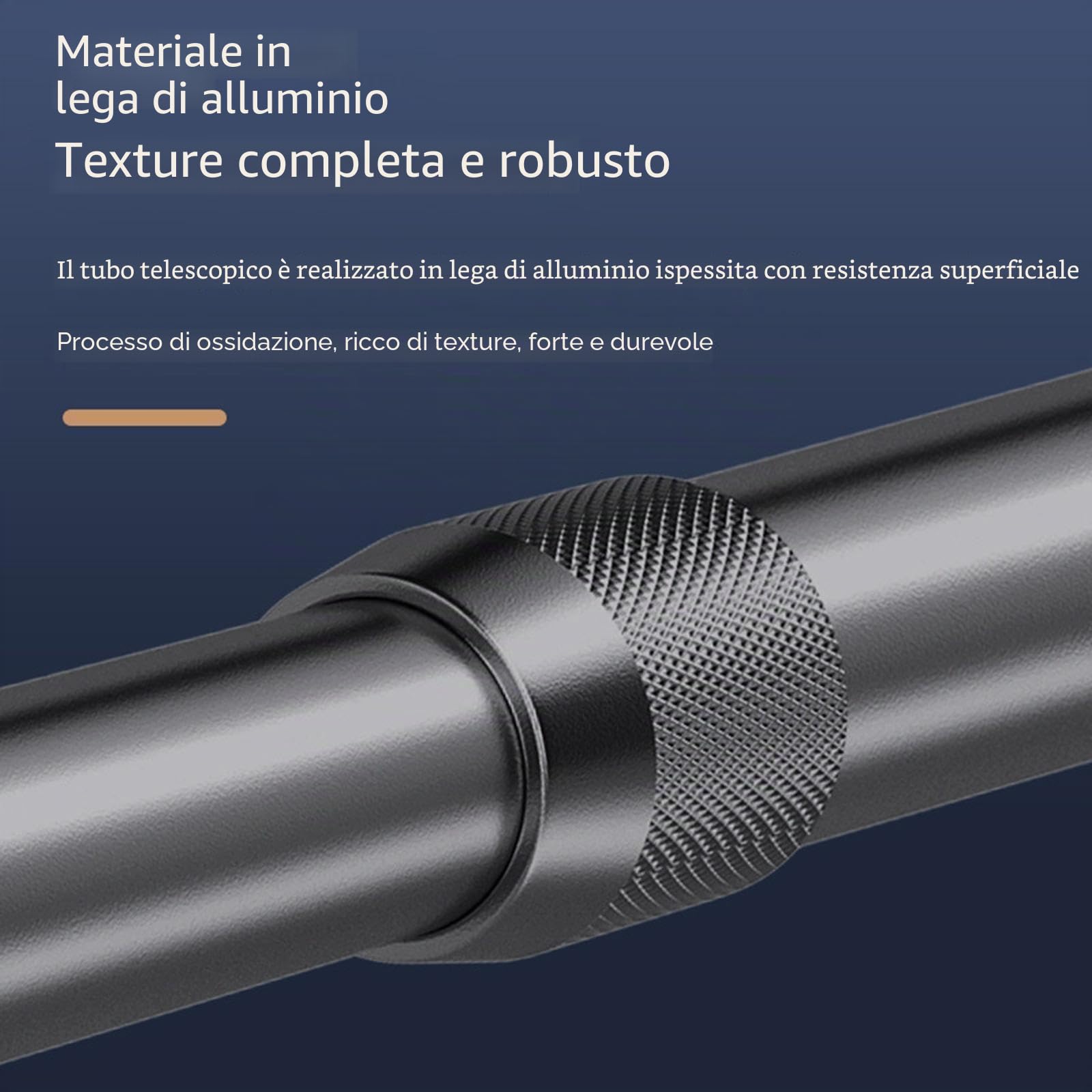 Supporto da soffitto per proiettore Regolabile, Struttura Robusta, Facile Installazione, Staffa in Metallo con Tubo telescopico per Soggiorno, da 60 a 120 Cm